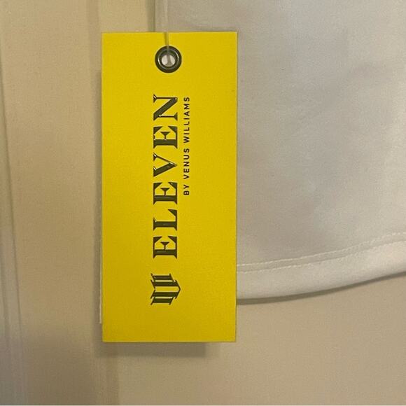 EleVen by Venus Williams Star‎ Traveler White Foiled Neoprene Top NWT  XL - Picture 6 of 10